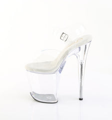 8 Inch Heel FLAMINGO-808PREM Clear