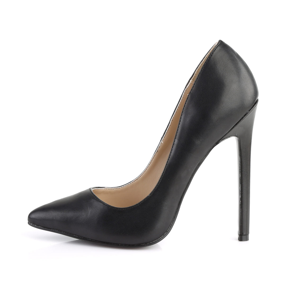 5 Inch Heel SEXY-20 Black Pu