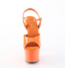 7 Inch Heel ADORE-709 Orange Patent