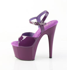 7 Inch Heel ADORE-709 Purple Patent