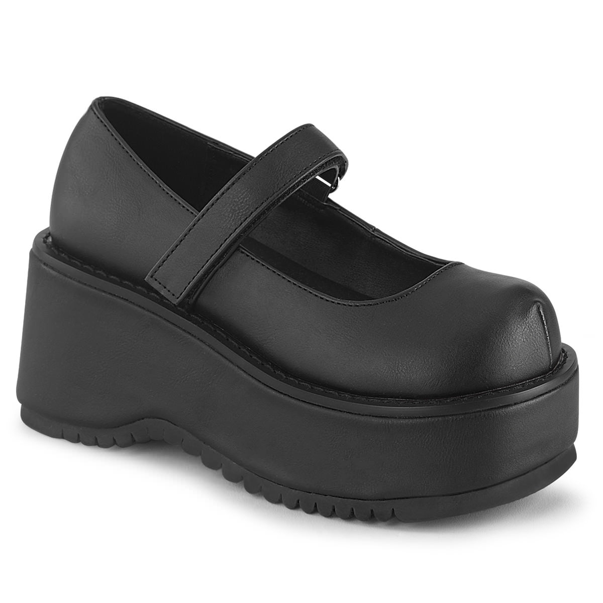 3 Inch Platform DOLLIE-01 Black Pu