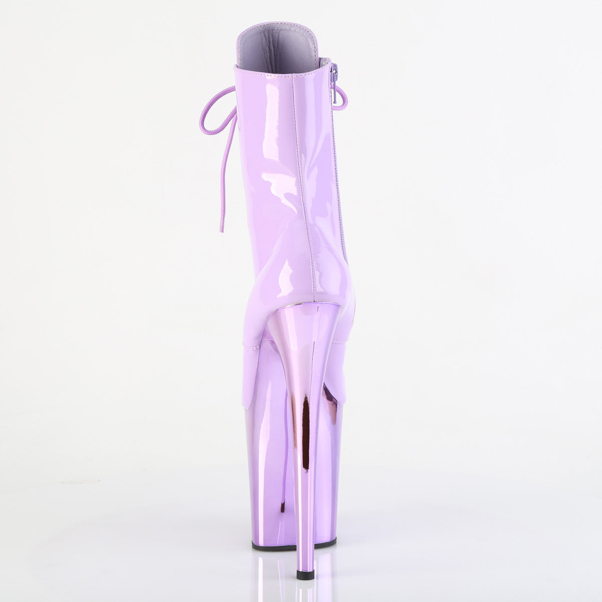 8 Inch Heel FLAMINGO-1020 Lavender Chrome