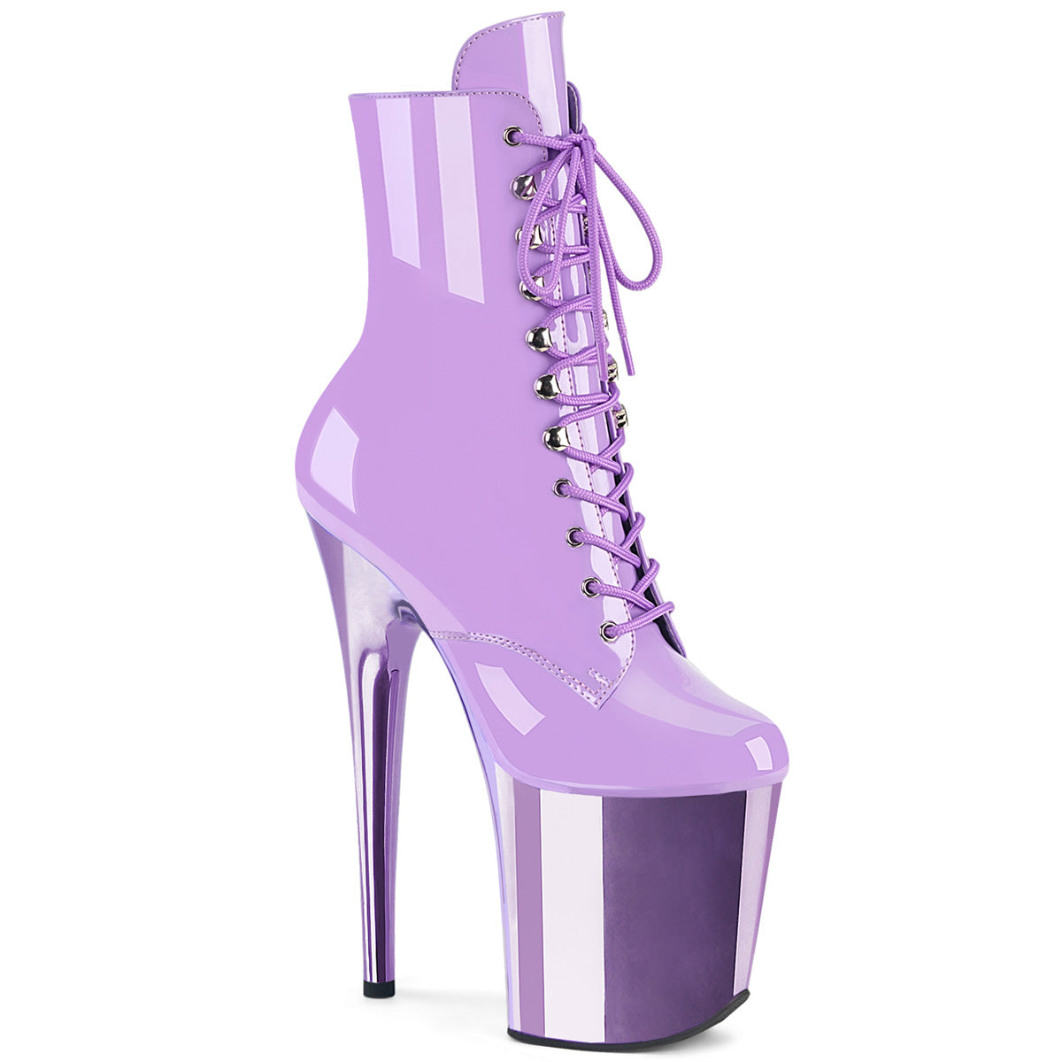 Pleaser Flamingo 1020 Lavender Patent Platform Shoes