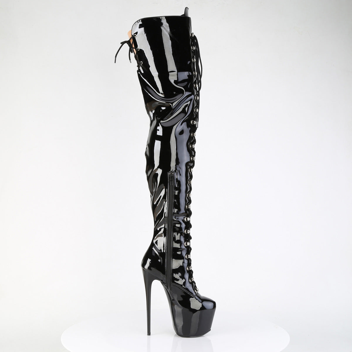 7 Inch Heel JUBILANT-4012 Black Patent