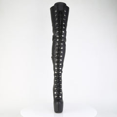 7 Inch Heel JUBILANT-4012 Black Stretch Pu