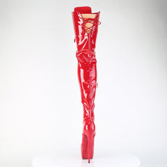 7 Inch Heel JUBILANT-4012 Red Stretch Patent