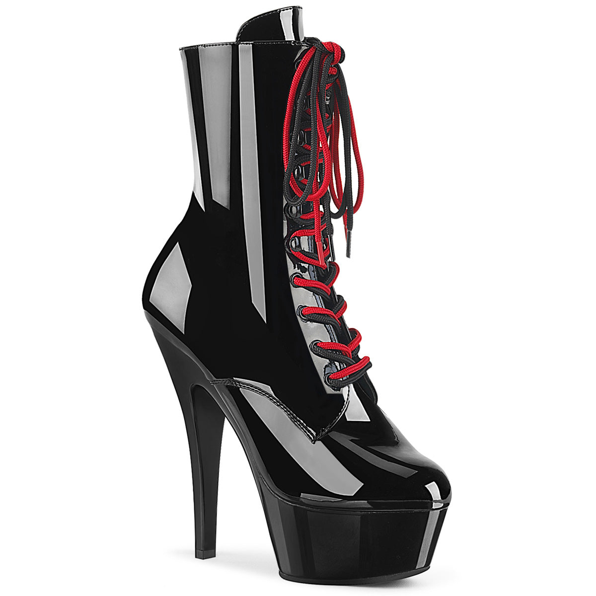 Pleaser Kiss 1020 1 Black Platform Shoes