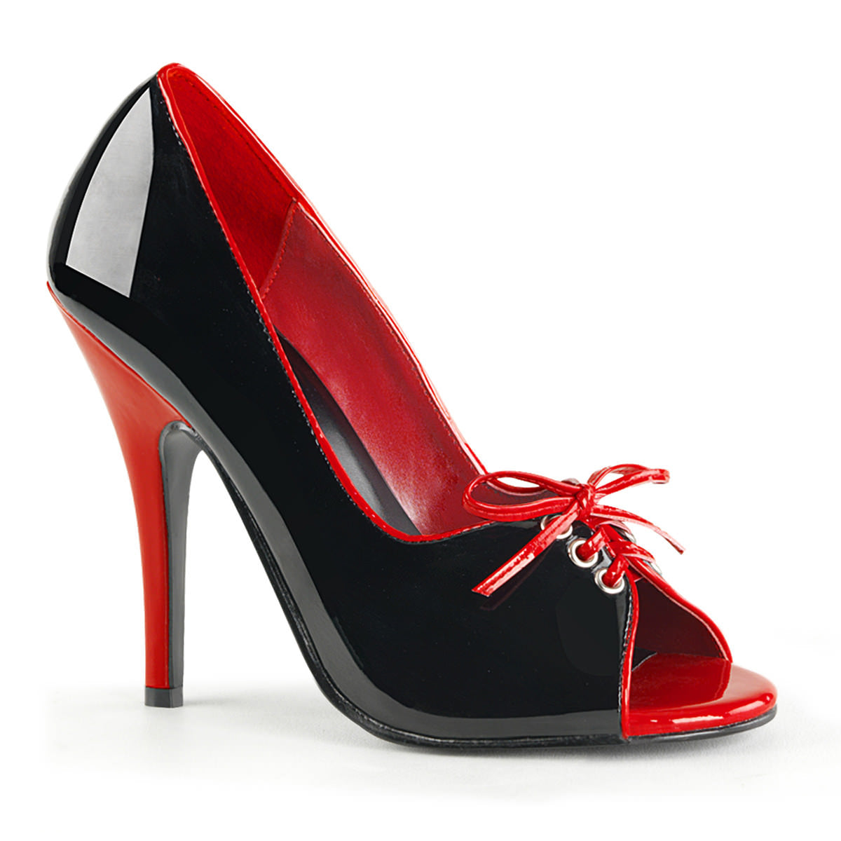 5 Inch Heel SEDUCE-216 Black-Red