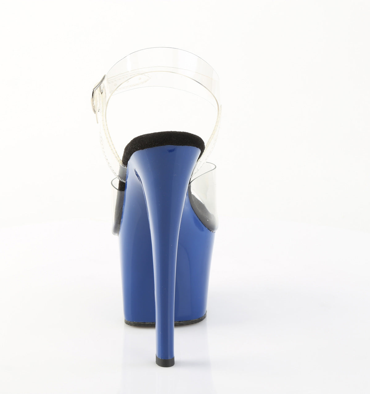 7 Inch Heel SKY-308 Clear Royal Blue