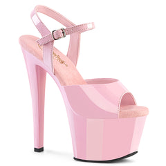 Pleaser Sky 309 Baby Pink Patent Platform Shoes