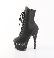 7 Inch Heel STARDANCE-1020 Black Vegan Leather