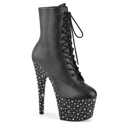 Pleaser Stardance 1020 Black Vegan Leather Platform Shoes