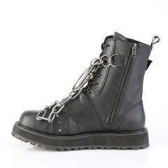 1 Inch Platform VALOR-204 Black Vegan Leather