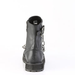 1 Inch Platform VALOR-204 Black Vegan Leather