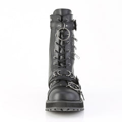 1 Inch Platform VALOR-240 Black Vegan Leather