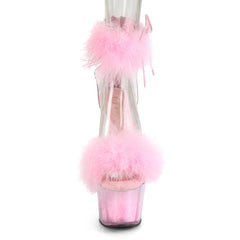 7 Inch Heel ADORE-724F Baby Pink Fur