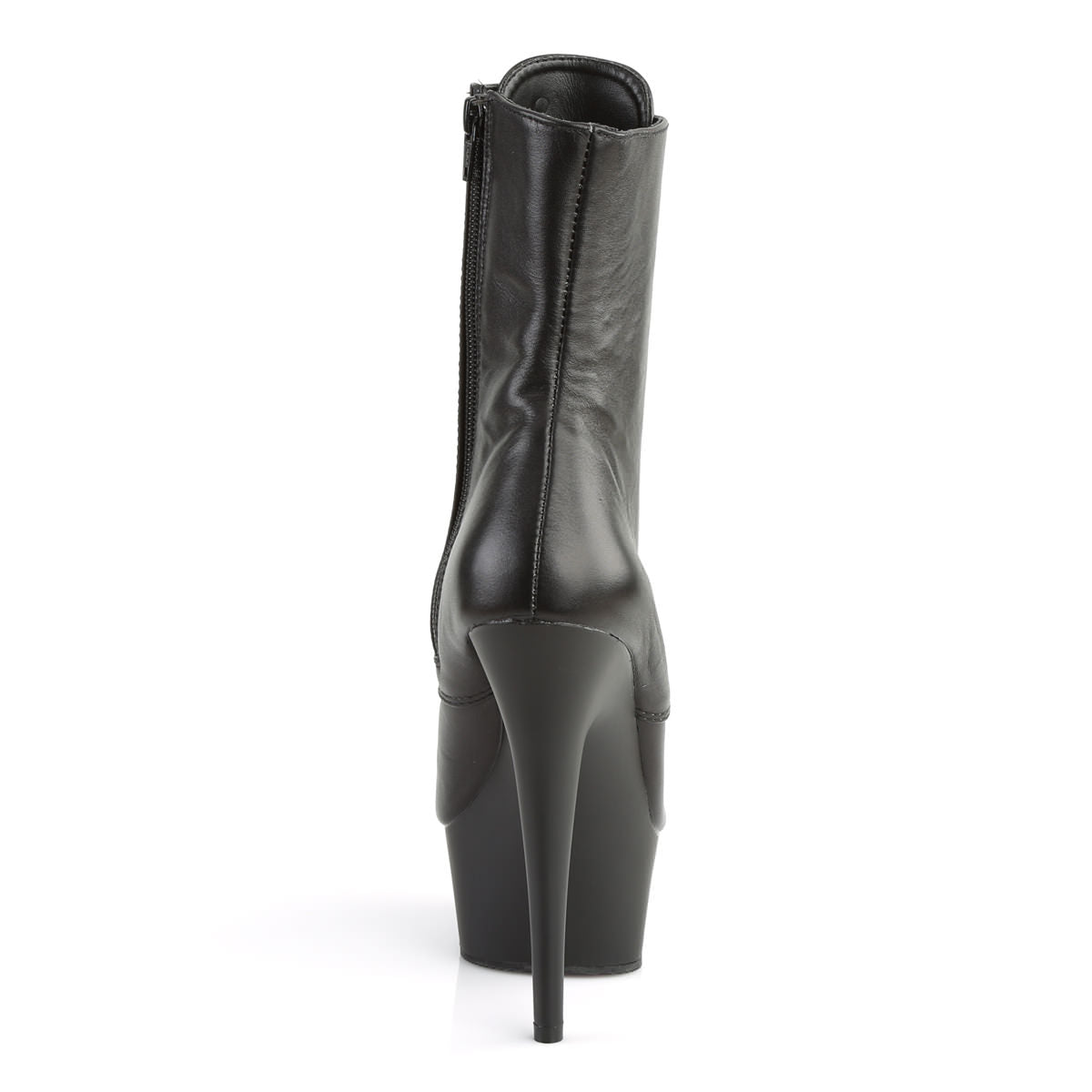 6 Inch Heel DELIGHT-1020 Black Leather – Shoecup.com