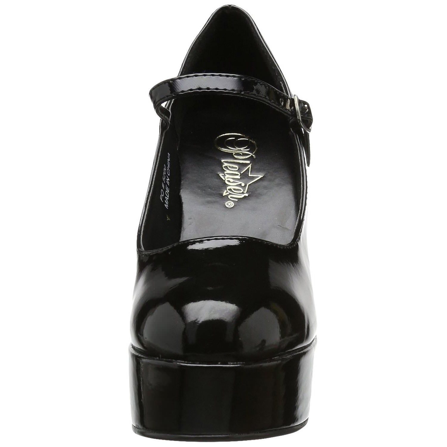 DEMONIA DOLLY-50 Black Pat Mary Jane Pumps – Shoecup.com