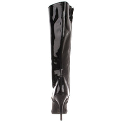 PLEASER SEDUCE-2020 Black Pat Knee High Boots - Shoecup.com - 3