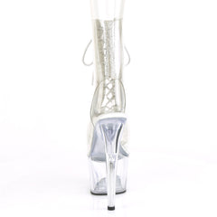 7 Inch Heel ADORE-1016C-2 Clear Rhinestone