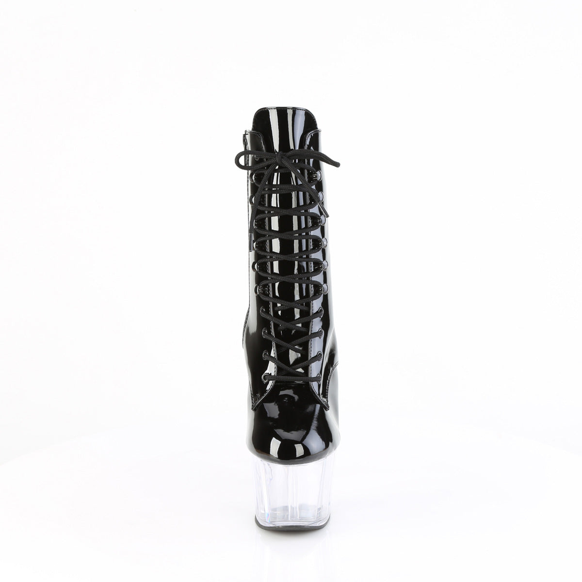 7 Inch Heel ADORE-1020 Black Patent Clear – Shoecup.com