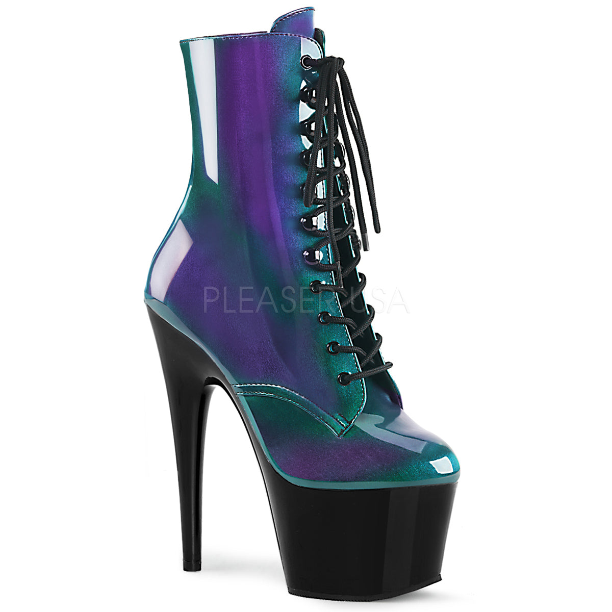 7" Heel ADORE-1020SHG Purple Green