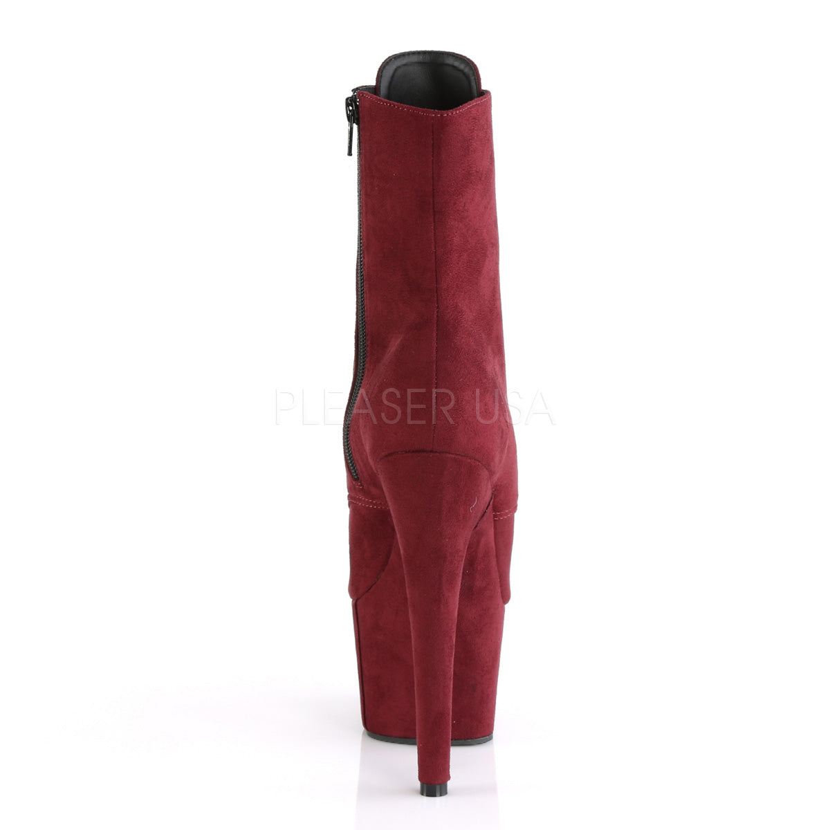 7 Inch Heel ADORE-1021FS Burgundy Suede