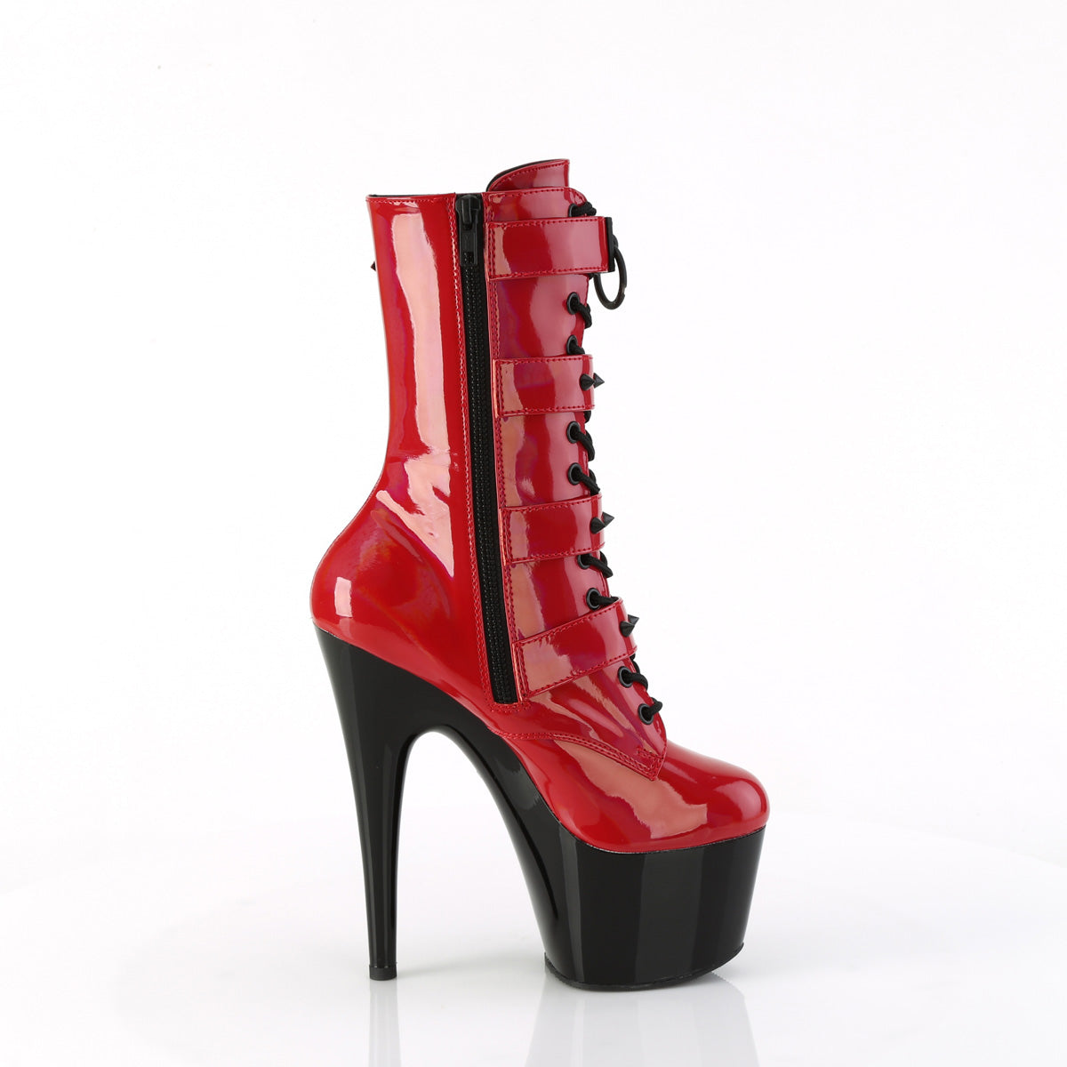 7 Inch Heel ADORE-1046TT Red Holo Patent