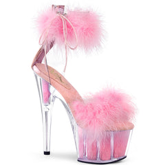 7" Heel ADORE-724F Baby Pink Fur