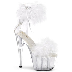 7" Heel ADORE-724F White Fur