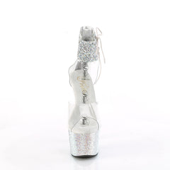 7 Inch Heel BEJEWELED-724RS-02 Clear Rhinestone