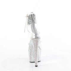 7 Inch Heel BEJEWELED-724RS-02 Clear Rhinestone