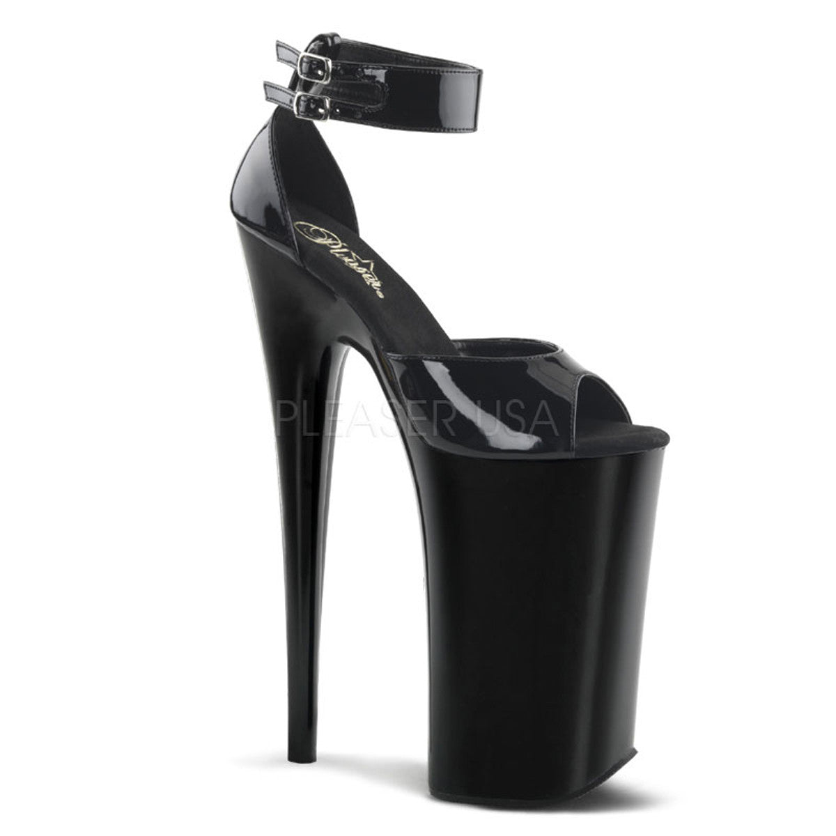 PLEASER BEYOND-089 Black Extreme 10 Inch High Heels - Shoecup.com - 1