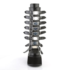 3 Inch Platform DAMNED-318 Black