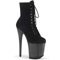 8" Heel FLAMINGO-1020FST Black Suede