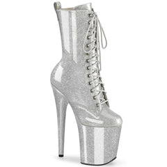 8 Inch Heel FLAMINGO-1040GP Silver Glitter