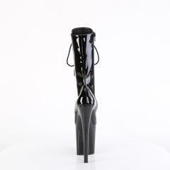 8 Inch Heel FLAMINGO-1054 Black Patent