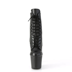 7 Inch Heel IRONGRIP-1020 Black Pu