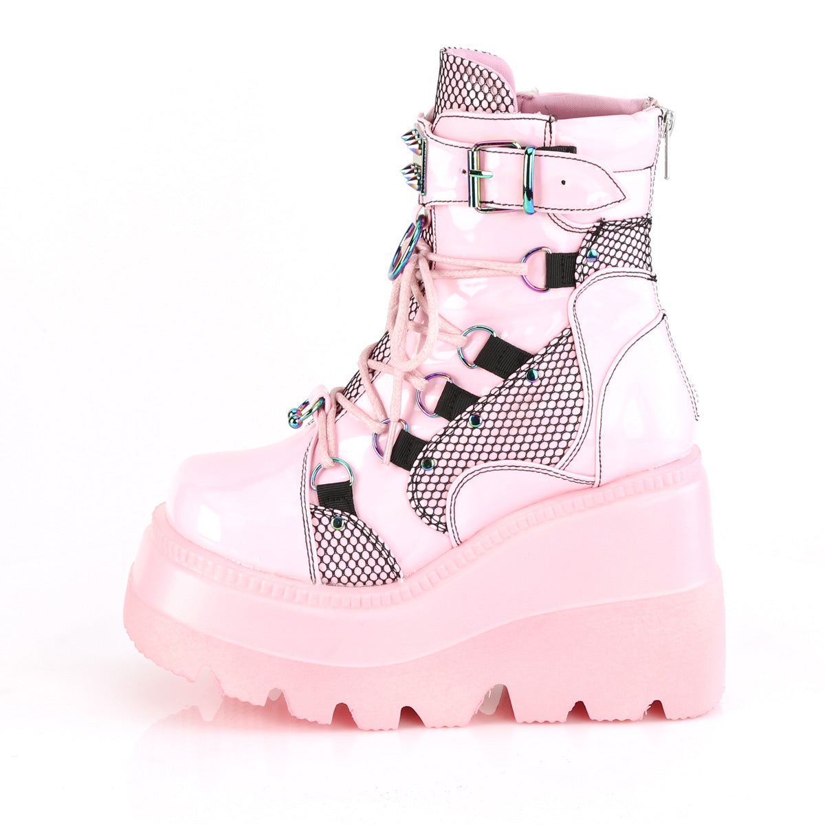 4 Inch Wedge Platform SHAKER-60 Baby Pink