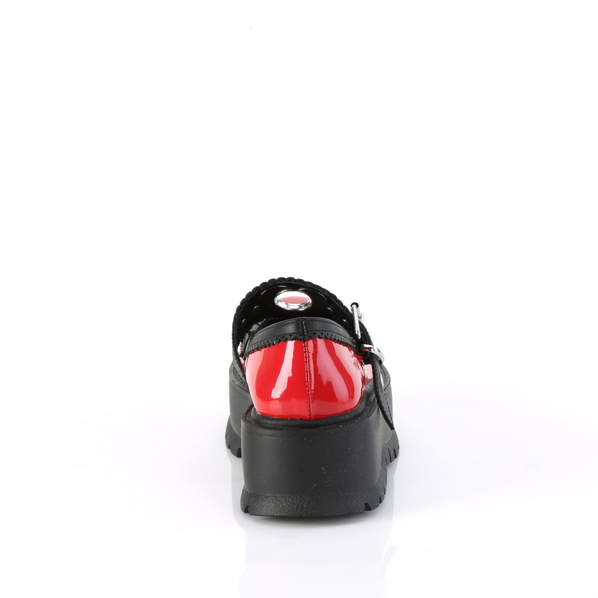 2 Inch Platform SLACKER-23 Red Black Pu